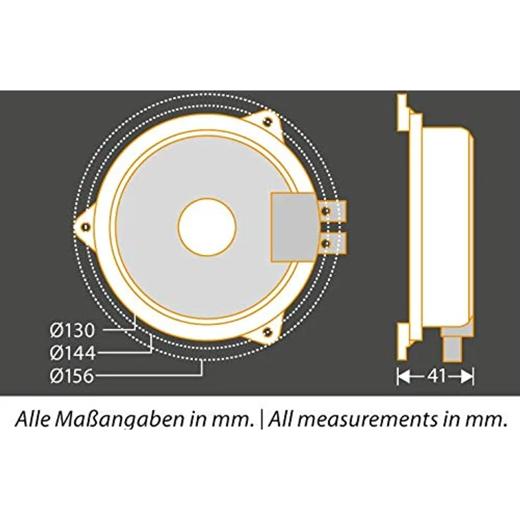 SinusLive bassPump, 4 Ohm Körperschallerzeuger Subwoofer für spürbaren Bass in Fahrzeugen und Heimkinos – Bild 5