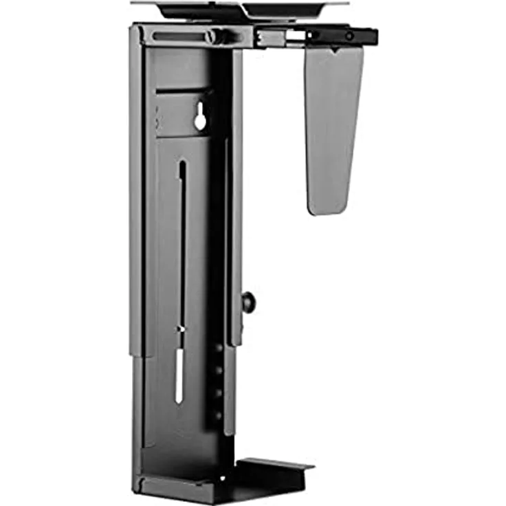 TECHLY 102819 PC-Halterung unter Tisch/Wand einstellbar Schwarz