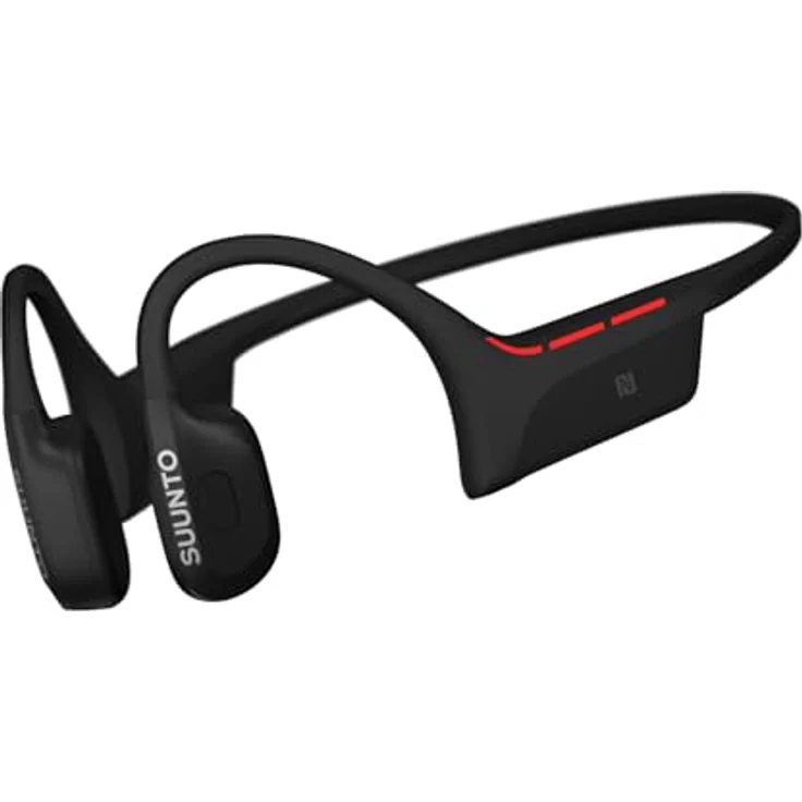 Suunto Wing 2, Kabellose Bone Conduction Kopfhörer mit 12 h Akkulaufzeit, IP67 Wasser- und Staubschutz, schwarz – Bild 1