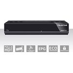 TELESTAR digiHD TS 11 - Sat Receiver HD - digitaler HD Satelliten Receiver (DVB-S, DVB-S2, HDTV, HDMI, Scart, USB, AAC, Fernbedienung, Mediaplayer, vorprogrammierte Programmliste) schwarz