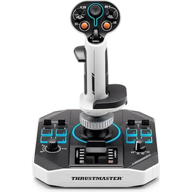 Thrustmaster Sol-R 1 Flightstick - Der Joystick für Dominanz und Erkundung im Weltraum auf dem PC, Beleuchteter Joystick in einem Design inspiriert von Science-Fiction-Blockbustern – Bild 1