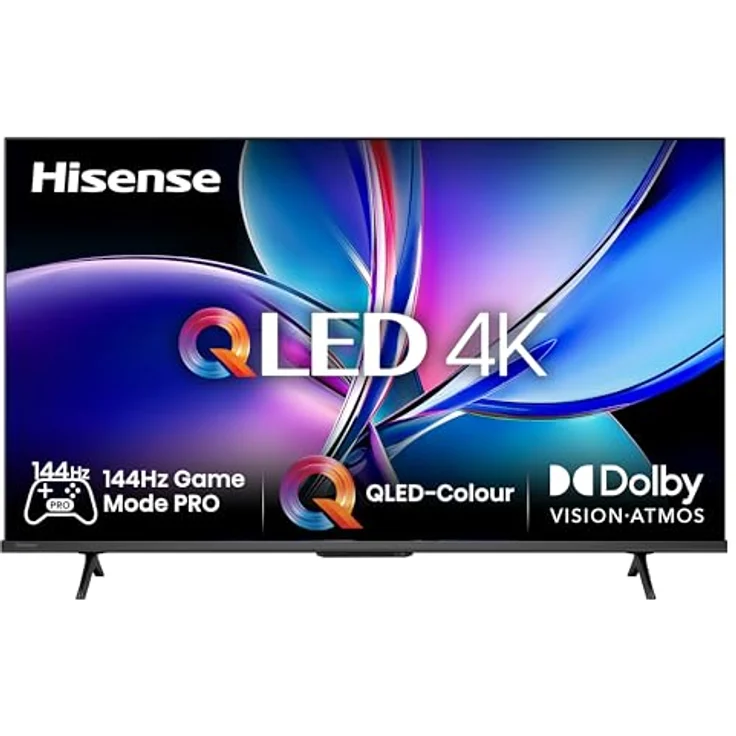 Hisense 50E7Q PRO, 50 Zoll 4K UHD QLED Smart TV mit 144Hz Game Mode PRO, Dolby Vision IQ und Dolby Atmos, Sprachsteuerung [2025] – Bild 1