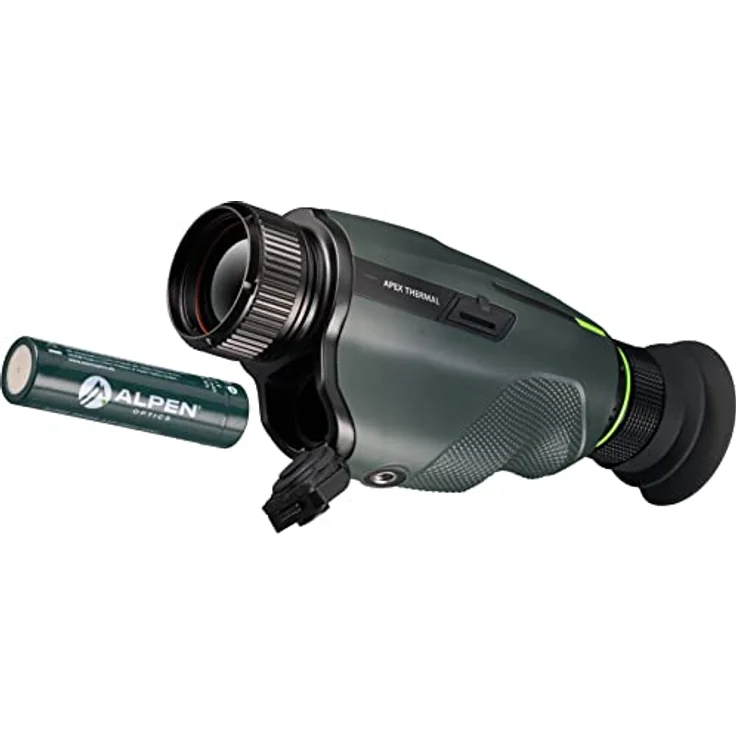 Alpen Optics Thermalkamera APEX Thermal 35mm 40MK, Wärmebildgerät mit HD AMOLED-Display, 2-fache Startvergrößerung, Schwarz – Bild 4