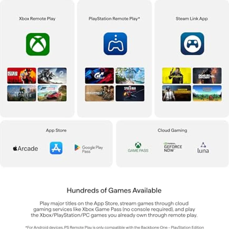 BACKBONE One Mobiler Gaming-Controller für das Android & iPhone 15 Series (USB-C) - 2nd Gen - Verwandeln Sie Ihr Handy in eine Spielekonsole - Spiele Xbox, PlayStation, Call of Duty, Roblox & mehr – Bild 2