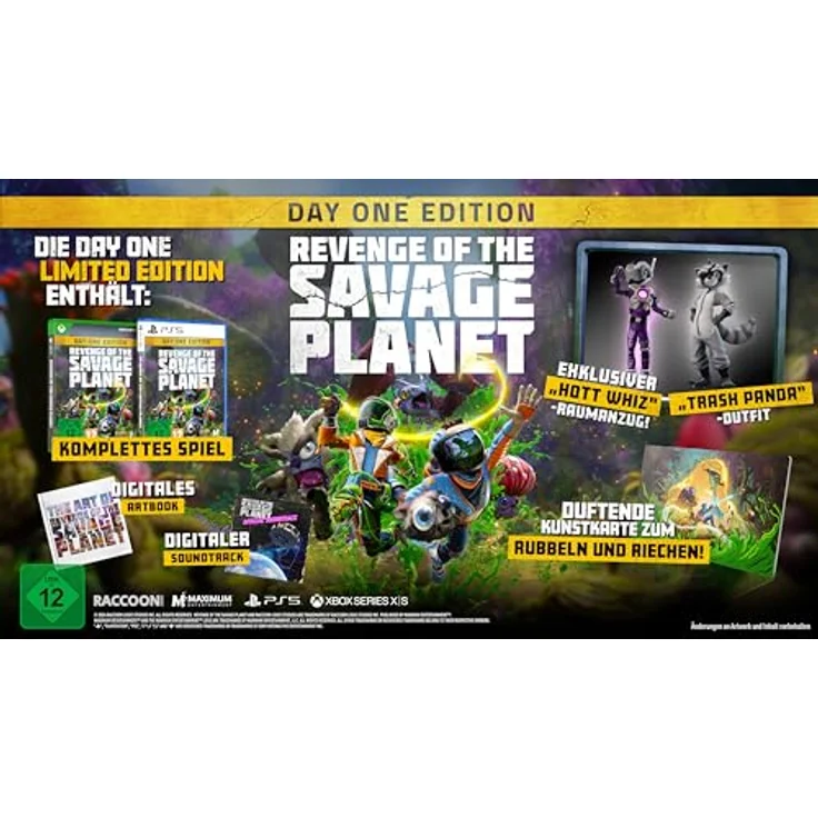 Astragon Revenge of the Savage Planet: Day One Edition [PS5] [Blu-ray], Sci-Fi-Action-Adventure mit satirischem Humor, Dynamischer Koop, 4 bunte Welten – Bild 2