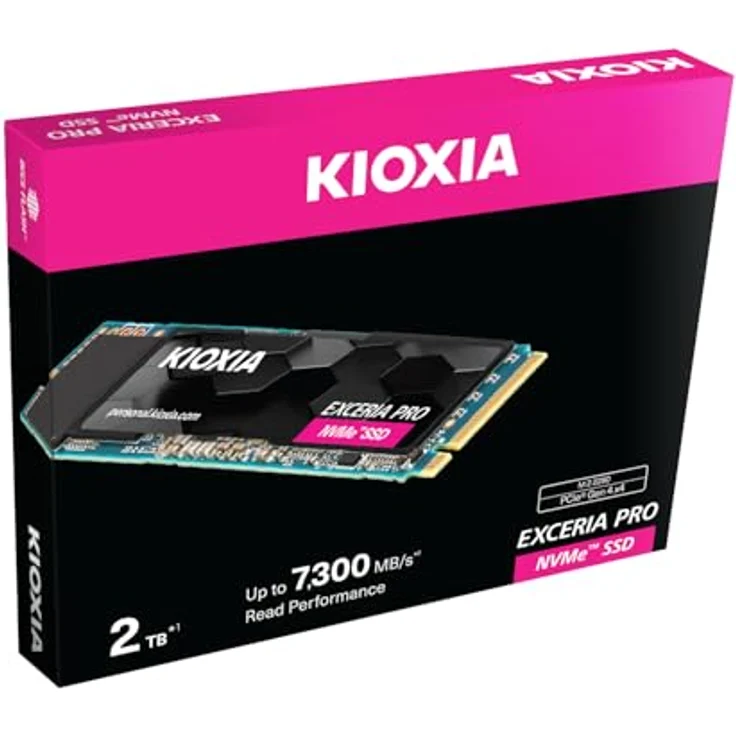 grotop KIOXIA EXRIA PRO 2TB m.2 NVMe 2280 PCIe 3.0 Gen4, LSE10Z002TG8 – Bild 3