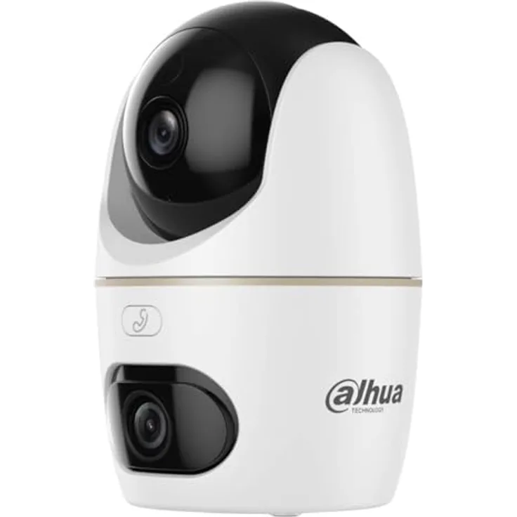 Dahua Hero H5D-5F WiFi-Drahtloskamera, HD mit dualen Linsen und KI-Erkennung, Nachtmodus und Datenschutzfunktion