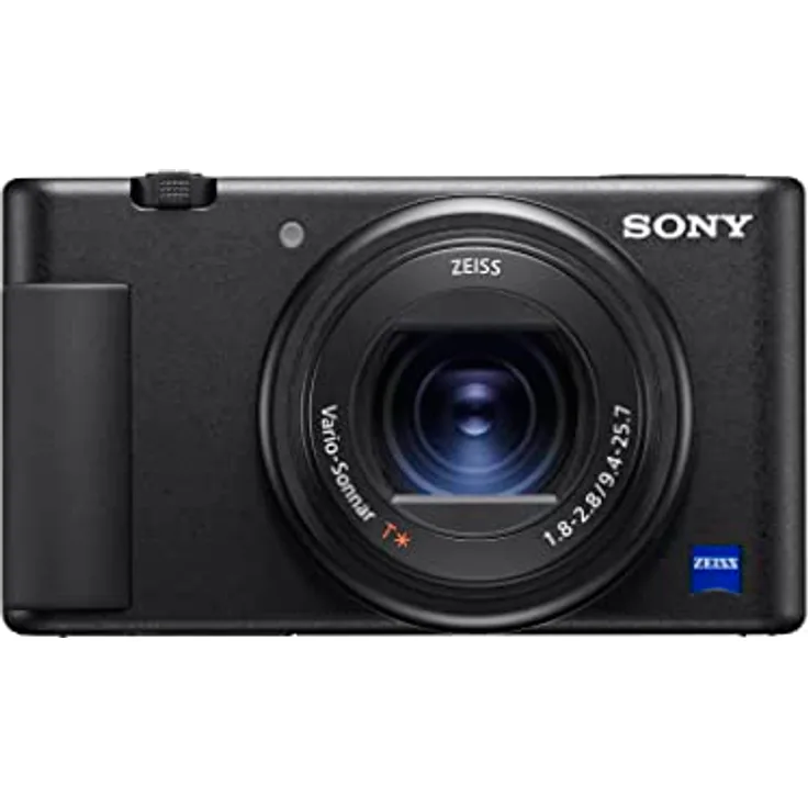 Sony ZV-1 | Premium Kompaktkamera (1,0-Typ-Sensor, 24-70mm Objektiv F1.8-2.8, 4K Video, Augen-Autofokus, neigbares Display)