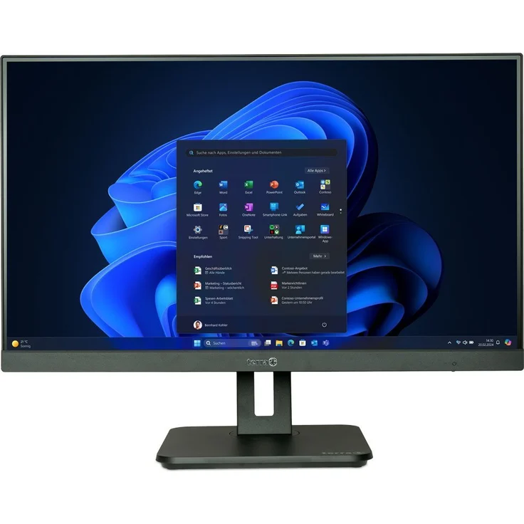 TERRA 2710HA GREENLINE, All-in-One PC mit Intel Core i5-12400, 16 GB RAM, 1 TB SSD, 27" Full HD, Schwarz, Windows 11 Pro