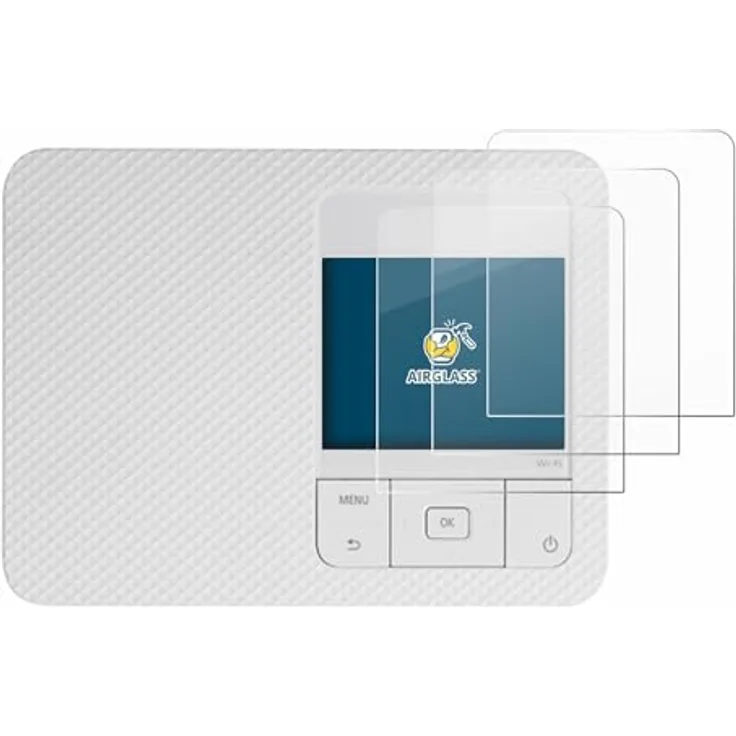 BROTECT Schutzglas für Canon Selphy CP1500 (3 Stück) Panzer-Folie Glas [Extrem Kratzfest 9H, Anti-Fingerprint, Ultra-Transparent]