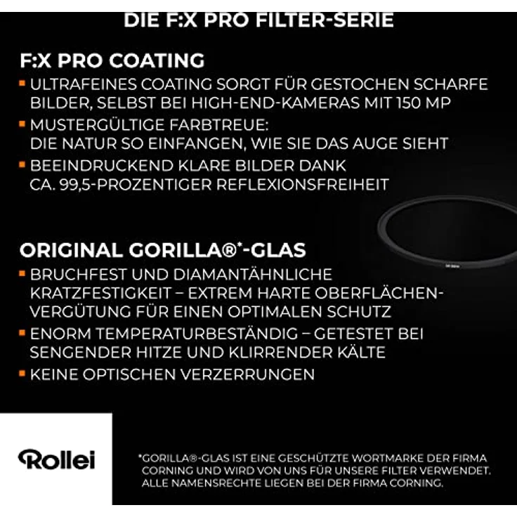 Rollei F:X Pro Magnet MK II Soft GND16, 67mm Verlaufsgfilter zur Anpassung von Helligkeitsunterschieden, magnetische Fassung – Bild 6