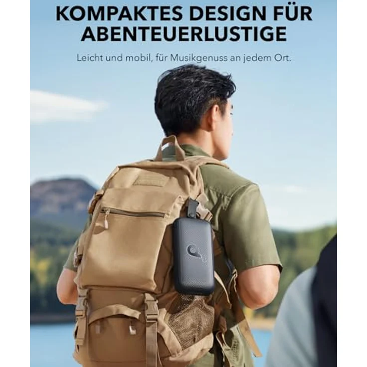 soundcore Motion 300 Hi-Res Bluetooth Lautsprecher mit BassUp, Lautsprecher Boxen Bluetooth mit SmartTune-Technologie, 30W Stereo, Abnehmbarem Gurt, IPX7 Wasserschutz, für Garten, Camping und Wandern – Bild 3
