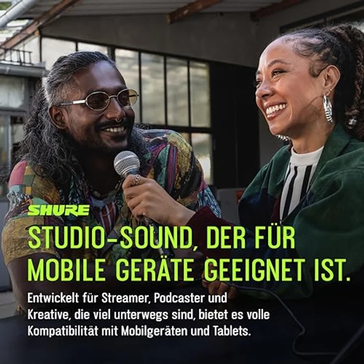 Shure MVX2U Gen 2, digitales XLR‑zu‑USB Audiointerface für Mikrofone, kompatibel mit Mac, Windows, iOS & Android, 60 dB Verstärkung, Zero-Latenz-Monitoring, inkl. USB-C-Kabel – Bild 4