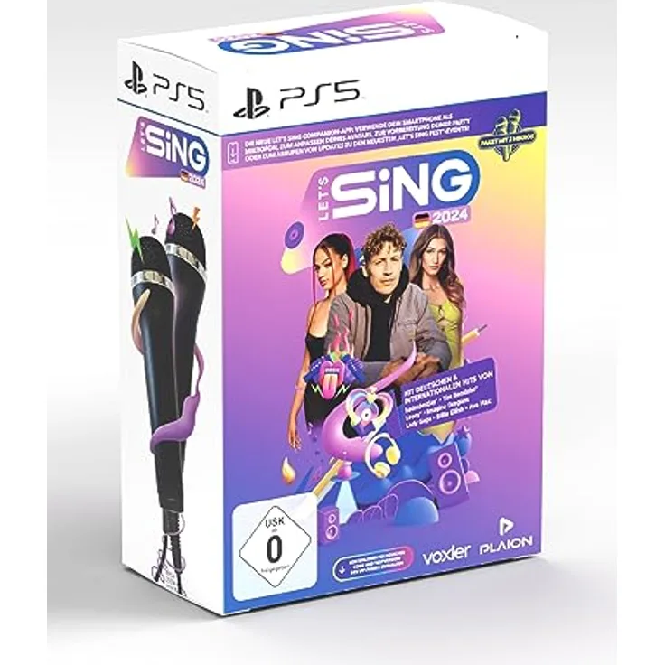 Let's Sing 2024 German Version (+ 2 Mics) (PlayStation 5)