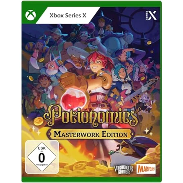 Marvelous Europe Potionomics: Masterwork Edition - Xbox Series X Game, Clevere Verkaufstaktiken, Ein Erfolgsrezept, Fantastische Freunde und Feinde, Anpassbare Dekoration – Bild 1