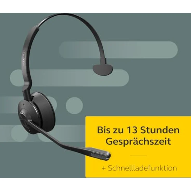 Jabra Engage 65 SE Mono Headset, DECT Wireless Security, 150m Range, Lightweight Comfort – Bild 5