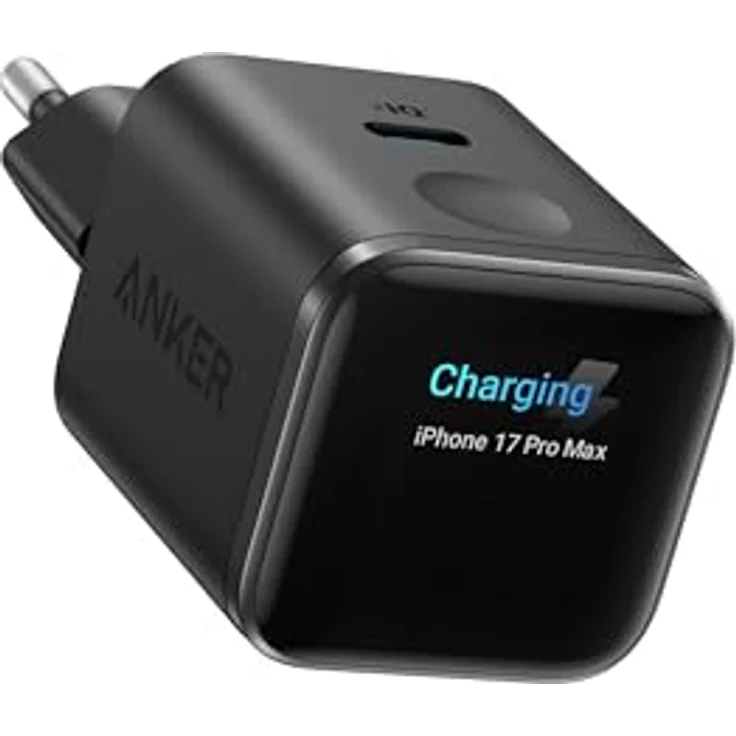 Anker Nano 45W USB C Ladegerät, Smart mit Display, integrierter AkkuSchonmodus, kompakt für iPhone 17/16/15 Serie, iPad, MacBook – Bild 1