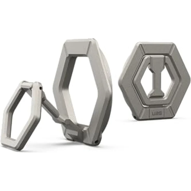 UAG Magnetic Ring Stand, MagSafe-kompatible Smartphone Halterung mit hochfestem Magnet, grau – Bild 1