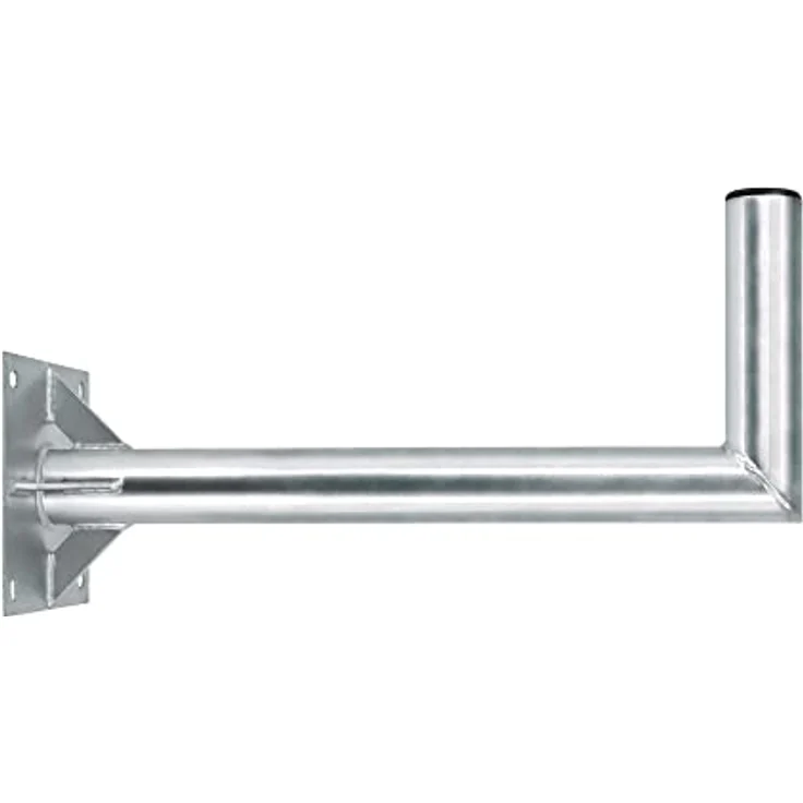 X 60cm Wandhalter Stahl verzinkt SAT Antenne Wandhalterung Wand Montage Halter Wandabstand 60 cm Durchmesser: 60mm mit Verstrebung – Bild 2