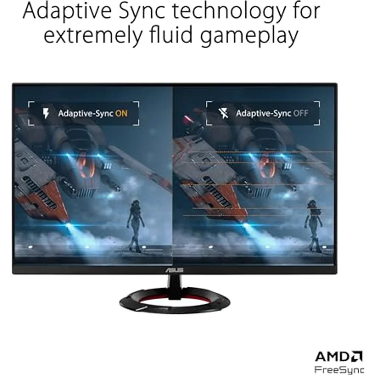 ASUS TUF Gaming VG279Q3R - 27 Zoll Full HD Monitor - 180 Hz, 1ms GtG, G-Sync, FreeSync, Adaptive Sync, ELMB, GameFast Input - Fast-IPS Panel, 16:9, 1920x1080, DisplayPort, HDMI, Speaker - Schwarz – Bild 4