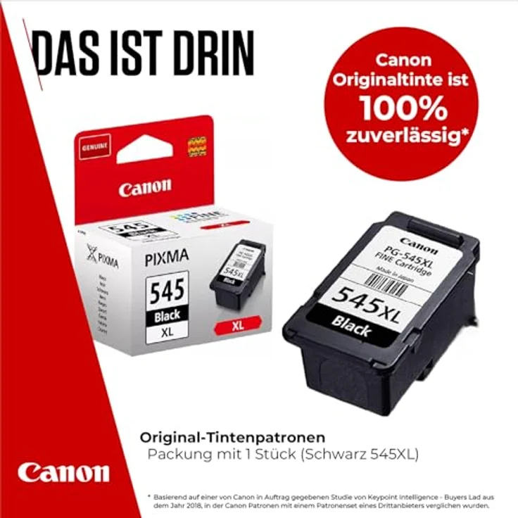Canon Pixma MG 2455 (PG-545 / 8287 B 004) - original - Druckkopf schwarz - 180 Seiten - 8ml – Bild 3
