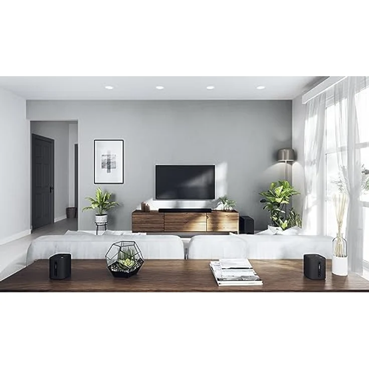Yamaha - TRUE X BAR 50A Soundbar mit Dolby Atmos, kabellosem Subwoofer und Alexa eingebaut - Schwarz – Bild 2