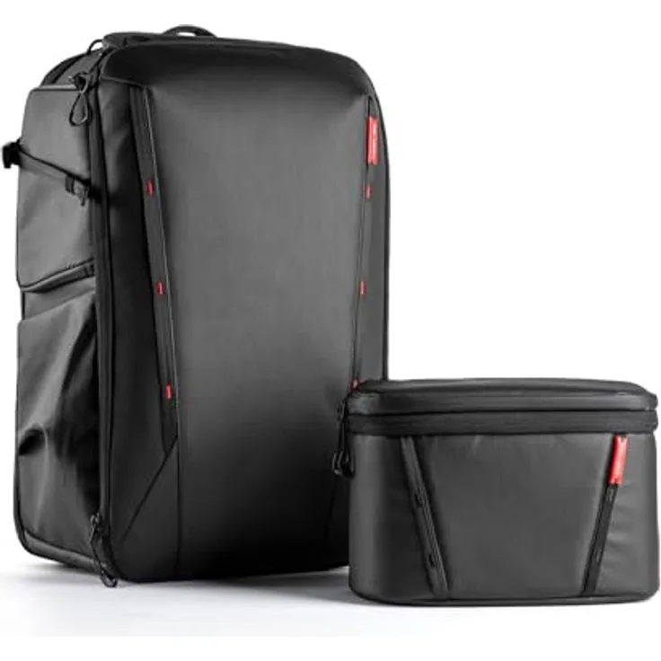 PGYTECH OneMo 2 Kamerarucksack 25-33L, wasserdichter Fotorucksack mit Laptopfach für DSLR und Drohnen, schwarz