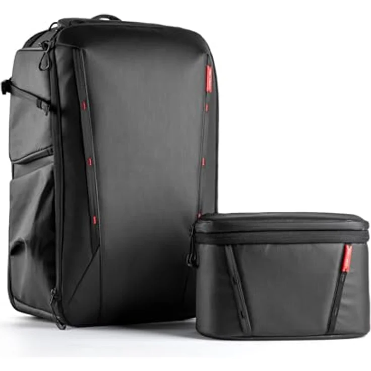 PGYTECH OneMo 2 Kamerarucksack 25-33L, wasserdichter Fotorucksack mit Laptopfach für DSLR und Drohnen, schwarz – Bild 1