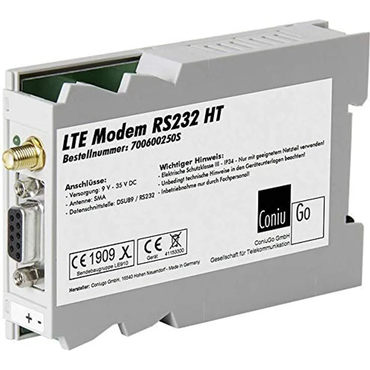 ConiuGo 700600250S LTE Modem 9 V-DC, 12 V-DC, 24 V-DC, 35 V-DC (700600250S)