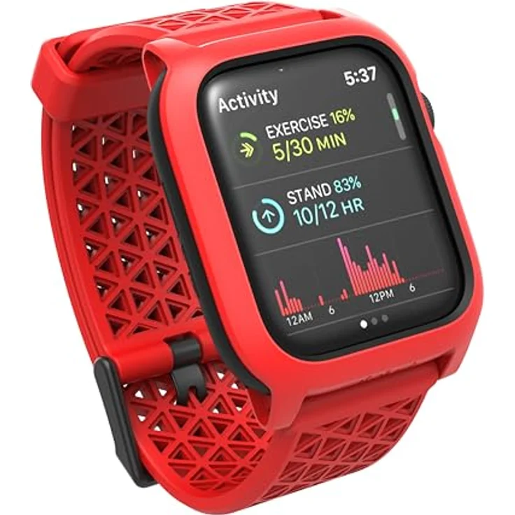 Catalyst Impact, Smartwatch Zubehör, robustes Schutzgehäuse für Apple Watch 44 mm, rot – Bild 1