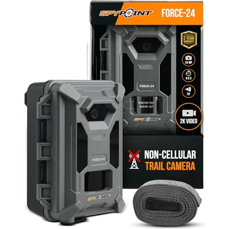 Spypoint Wildkamera 24 Megapixel, Low-Glow-LEDs, Anthracite Black – Bild 1