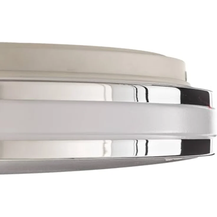 Arcchio LED Deckenlampe 'Sinovu' (spritzwassergeschützt) (Modern) in Chrom aus Metall für Badezimmer (1-flammig) - Bad Deckenleuchte, Lampe, Badezimmerleuchte – Bild 4