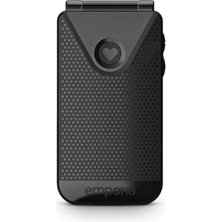 emporiaTALKglam Seniorenhandy, Klapphandy ohne Vertrag, Einfache Bedienung, Mobiltelefon mit Notruftaste, 2,4-Zoll-Display, Schwarz – Bild 4