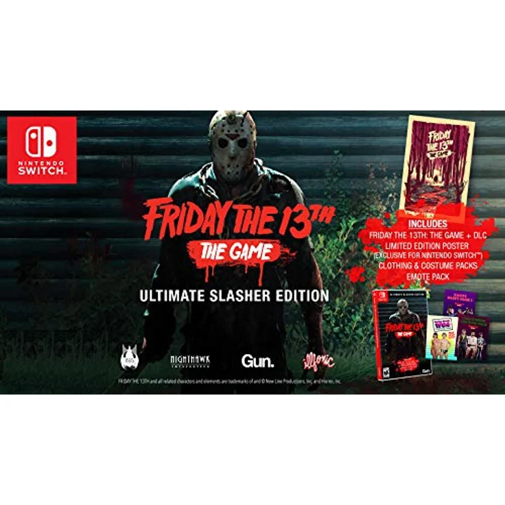 Nighthawk Interactive Friday 13th Ultimate Slasher [uncut Edition], PEGI 18, deutsch spielbar, alle DLCs inklusive, limitiertes Poster – Bild 2