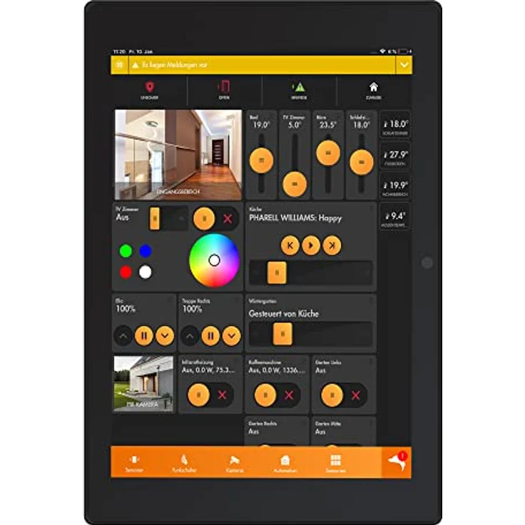 Lupus 10 Zoll PoE Smarthome Display RK3588, Touchscreen mit Annäherungssensor, 8GB RAM, 64GB, Android 13, Wandmontage – Bild 1