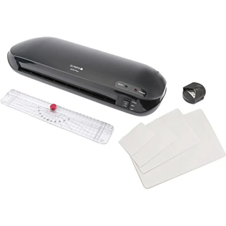 Olympia 3129 Laminierfolien 4-in-1 Set A4-Format Laminator A 230 Plus, Eckenrunder, Trimmer, schwarz – Bild 4