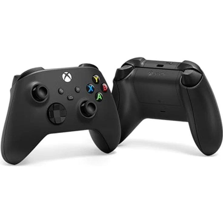 Xbox Wireless Controller - Carbon Black, ergonomischer Gamepad mit Bluetooth-Technologie und 3,5mm-Stereo-Headsetbuchse – Bild 4