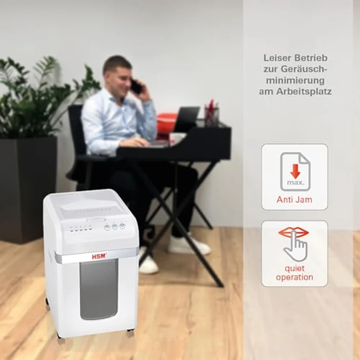 HSM shredstar Autofeed X300, Aktenvernichter mit 30l Behälter, vernichtet 12 Blatt, 4x12 mm P-4, auch für Kreditkarten geeignet – Bild 7