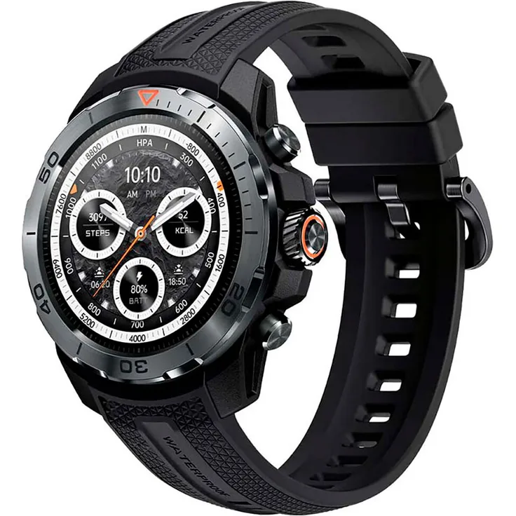 Mibro GS Explorer Smartwatch Silber, Dual-Band GPS, 10ATM wasserdicht, 150+ Sportmodi