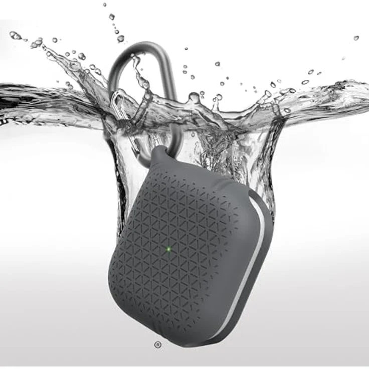 Catalyst Vibe Case für Apple AirPods (3. Gen.), IP67 wasserdicht, sturzsicher bis 1,2 m, Battleship Gray – Bild 5