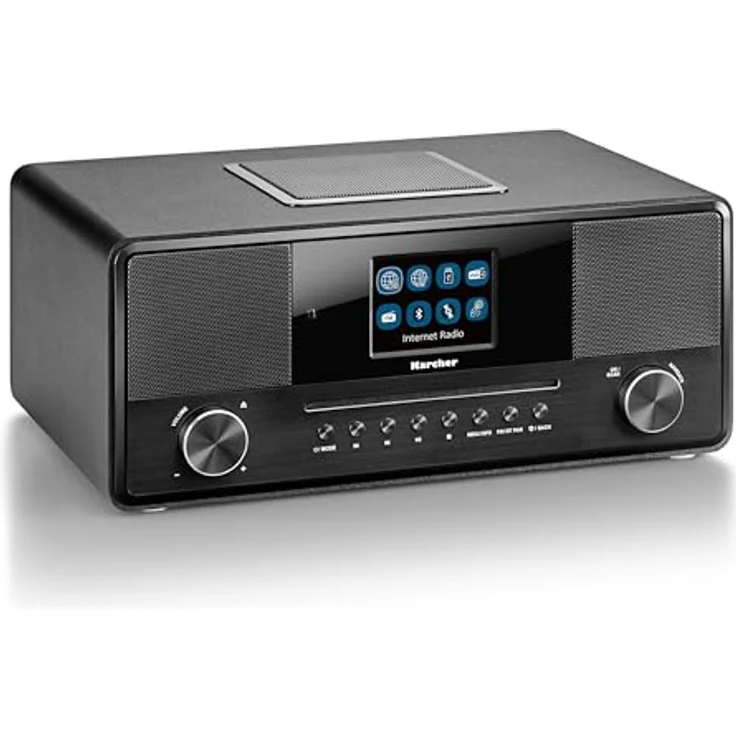 Karcher DAB 9000CDi Internetradio mit CD-Player schwarz – Bild 2