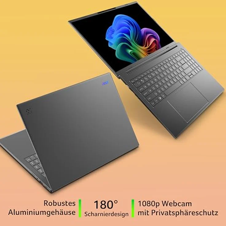 Acer Aspire 14 AI OLED, 14" Notebook mit 1 TB SSD, 16 GB RAM, AMD Ryzen AI 5 330, Silber – Bild 4
