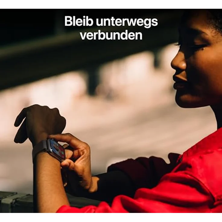 Apple Watch Series 11 Cellular, 46 mm, Titangehäuse Natur, Sportarmband Grau - M/L – Bild 5