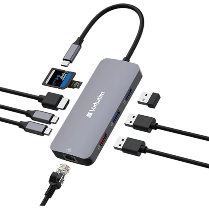 USB-C PRO MULTIPORT HUB 9 Port CMH-09 – Bild 5