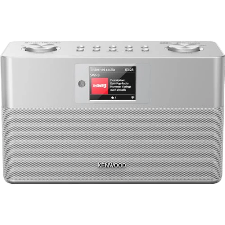 Kenwood CR-ST100S (DAB+, DAB, Bluetooth), Radio, Silber – Bild 1