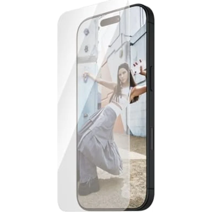 Panzer Glass SAFE Ultra Wide Fit Displayschutzfolie für Apple iPhone 16 Plus/15 Plus/14 Pro Max, Anti-Fingerabdruck, Ecke-zu-Ecke Abdeckung, einfache Installation, Klar – Bild 2