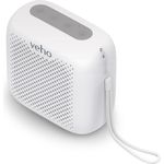 veho MZ-4 Portable Bluetooth (26 h, Stromversorgung über USB), Bluetooth Lautsprecher, Weiss