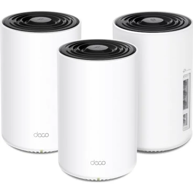 TP-Link Deco PX10, Mesh WLAN System, 3er Pack, Dual-Band (2,4 GHz/5 GHz), Wi-Fi 6 (802.11ax), bis zu 1501 Mbit/s, einfache Einrichtung über TP-Link App, Weiß
