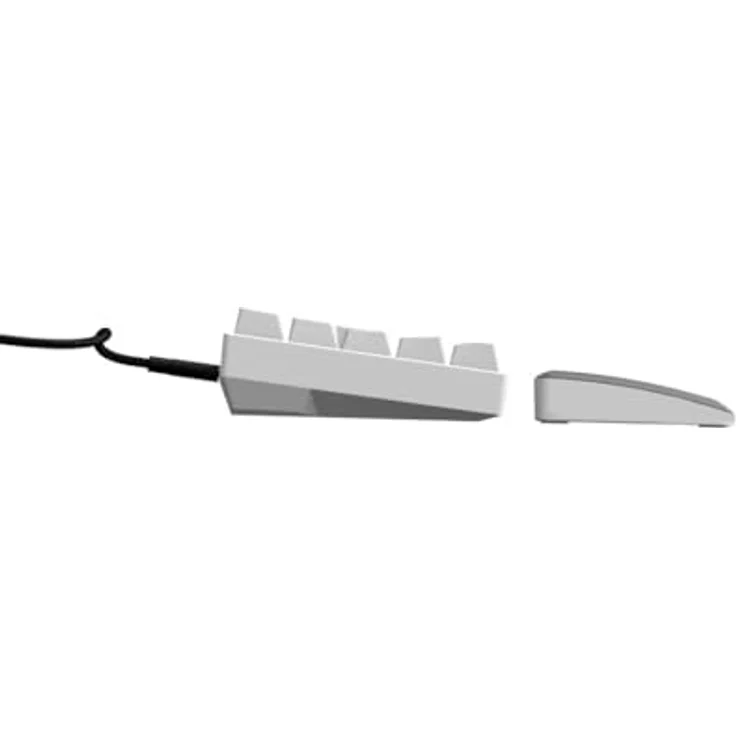 uRage Gaming-Keyboard Exodus 760 Mechanical Mini, Tastatur mit Abnehmbarer Handballenauflage, Full-RGB-Beleuchtung, Gaming-Software, kompaktes Format, Outemu Red Switches, QWERTZ-Layout, in weiß – Bild 2
