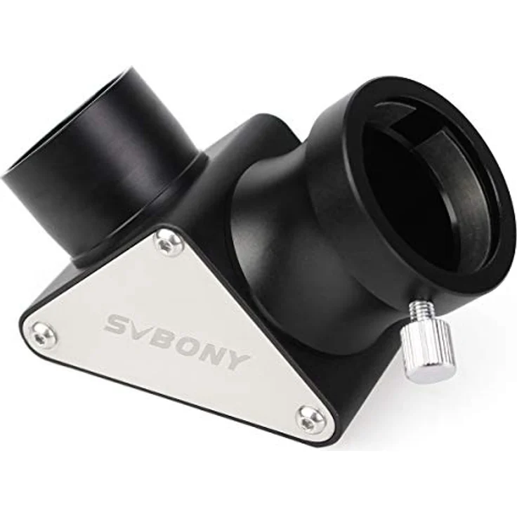 SVBONY 3,8 cm (1,25 Zoll) 90° vollbeschichtetes Prisma Astronomisches Teleskop 31,7 mm Zenith Diagonal-Spiegel für Refraktor und Cassegrain-Teleskope, Fully-Metal, 1.25 inch – Bild 4